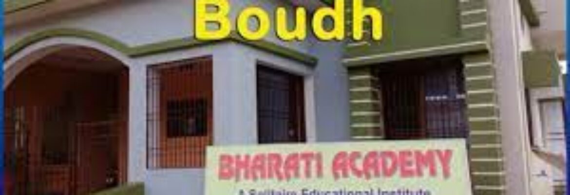 BHARATI ACADEMY, BOUDH