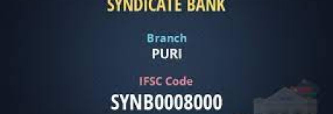 SyndicateBank Puri Branch